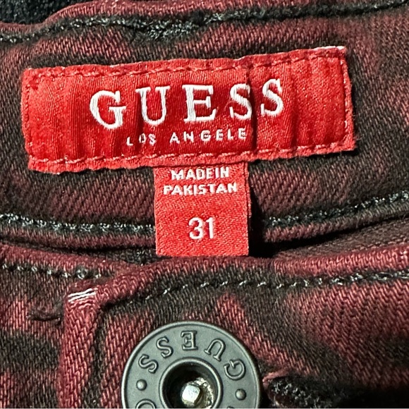 Mens Guess Mid Rise Skinny Jeans - Picture 3 of 7